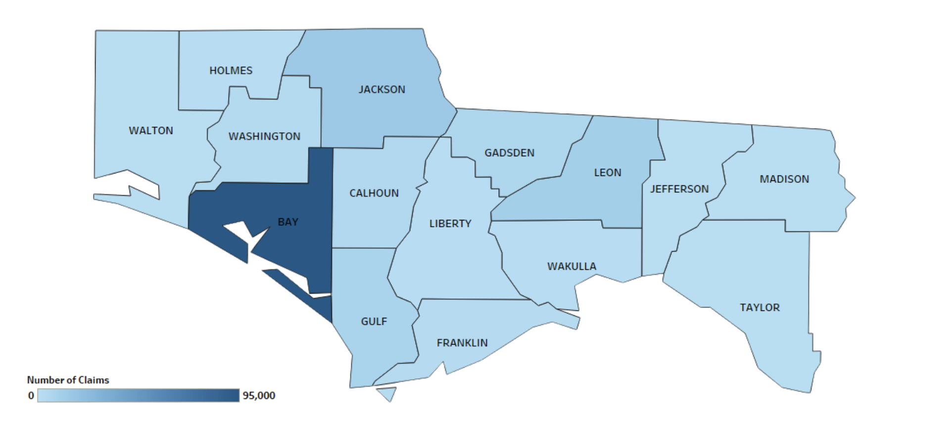 HurricaneMichaelNumberofClaims2020